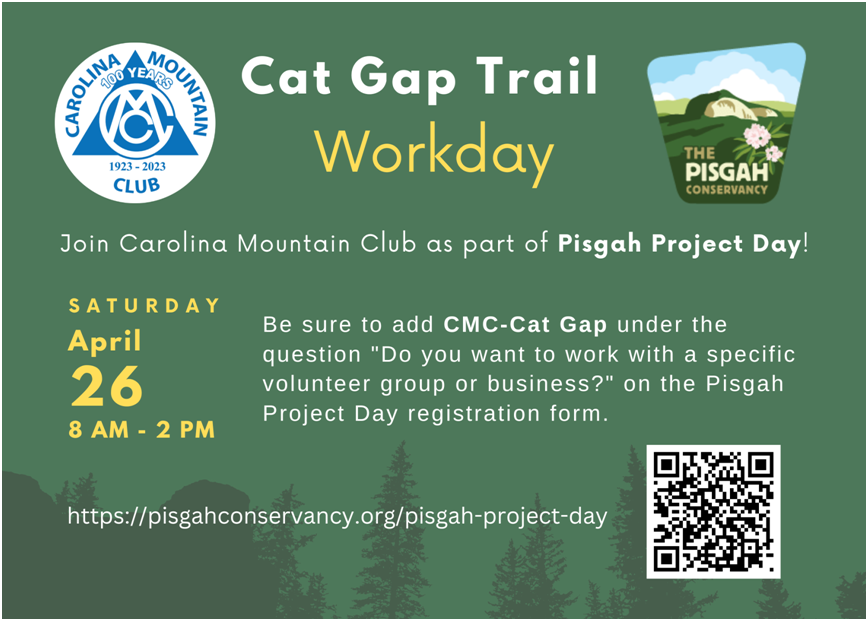 Cat Gap Trail Workday
